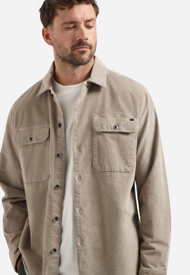 No Excess - Heren Overshirt - 30531142 - 018 Clay