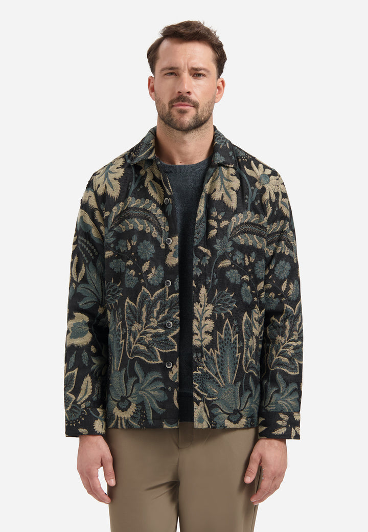 No Excess - Heren Overshirt - 30531108 - 020 Black