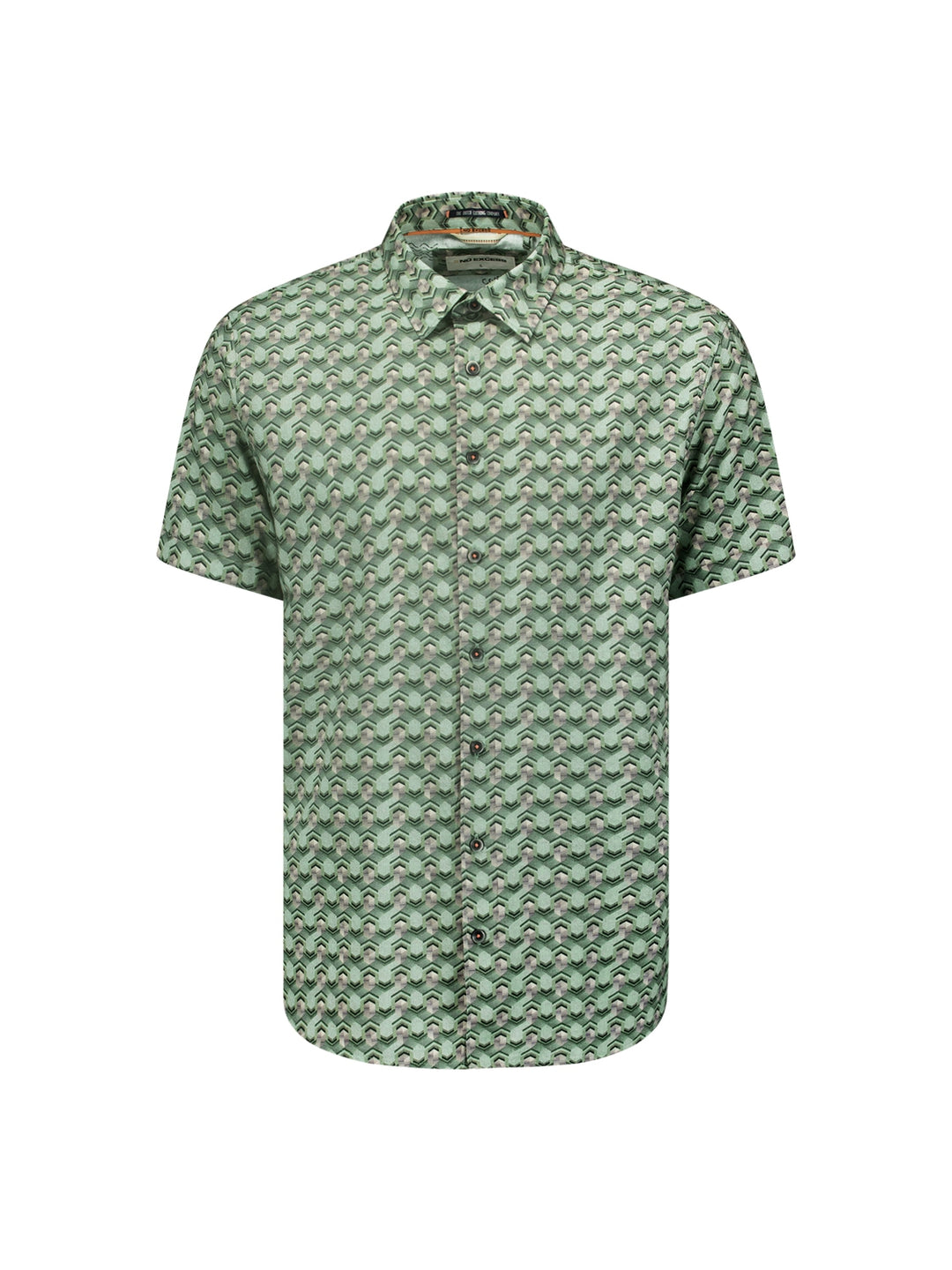 No Excess - Heren Overhemd - 23440341 - 050 Green