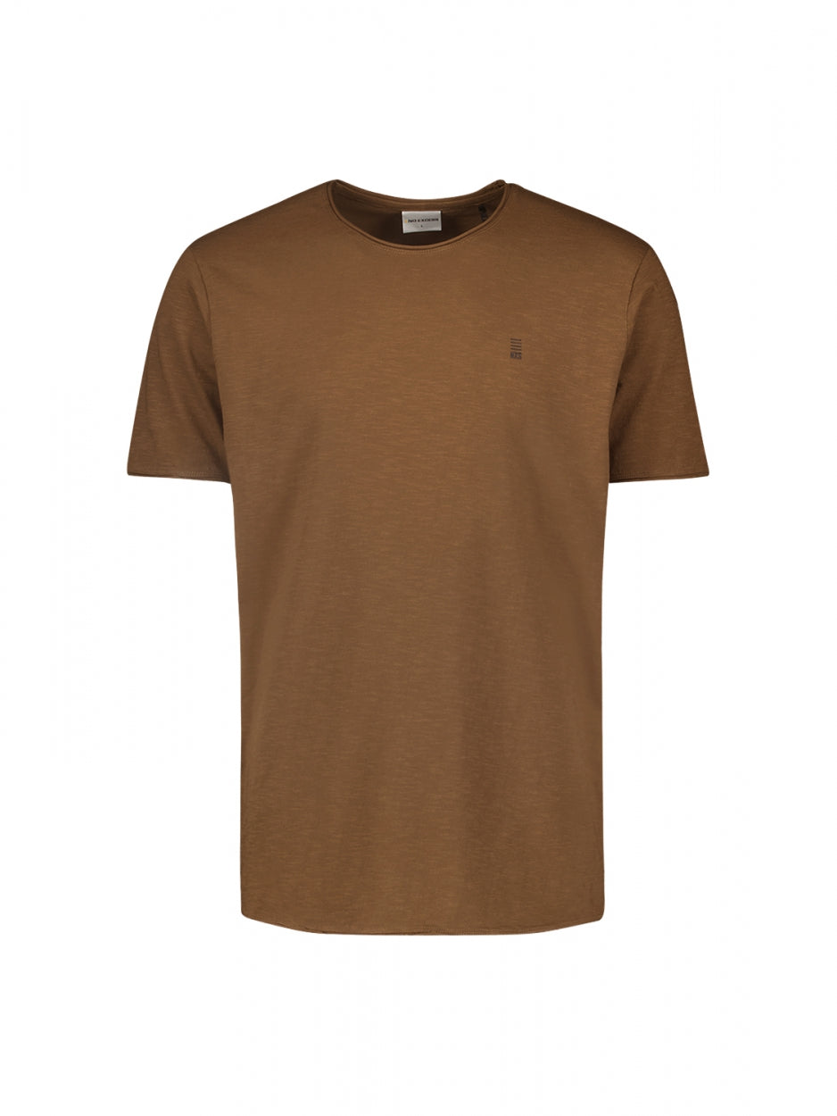 No Excess - Heren T-Shirt - 24360402 - 040 Brown