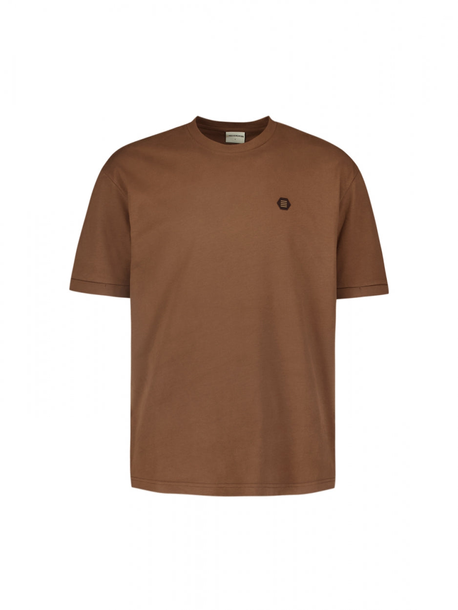 No Excess - Heren T-Shirt - 24360475 - 040 Brown