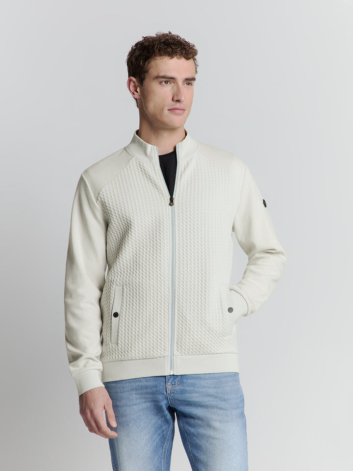 No Excess - Heren Vest - 27100118 - 017 Chalk