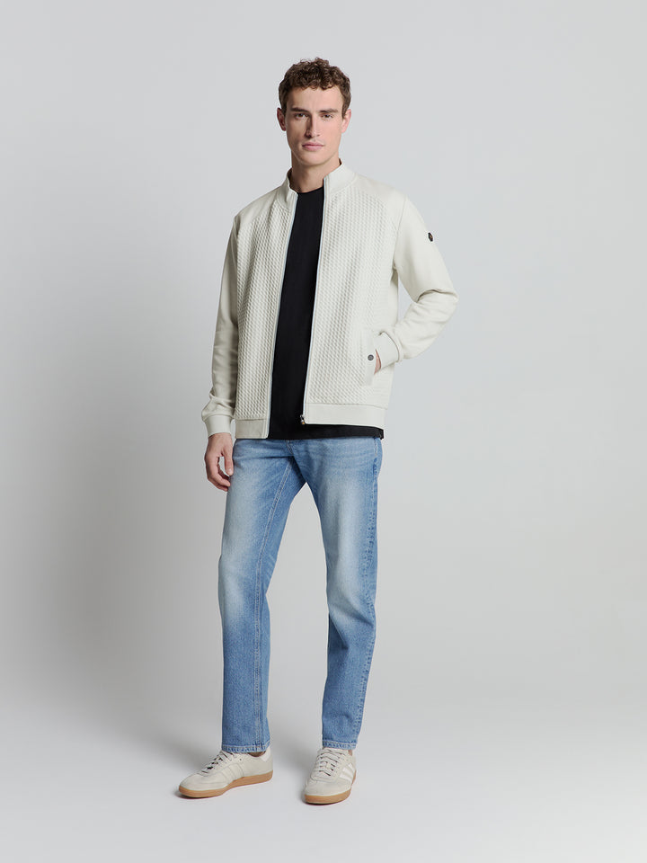 No Excess - Heren Vest - 27100118 - 017 Chalk