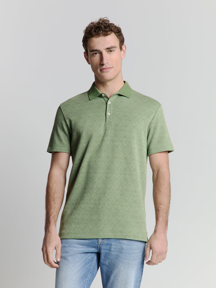 No Excess - Heren Polo - 27380353 - 050 Green