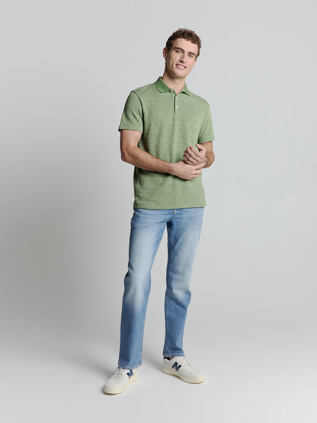 No Excess - Heren Polo - 27380353 - 050 Green