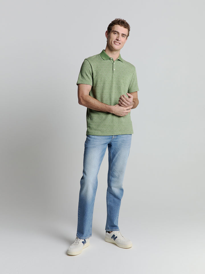 No Excess - Heren Polo - 27380353 - 050 Green
