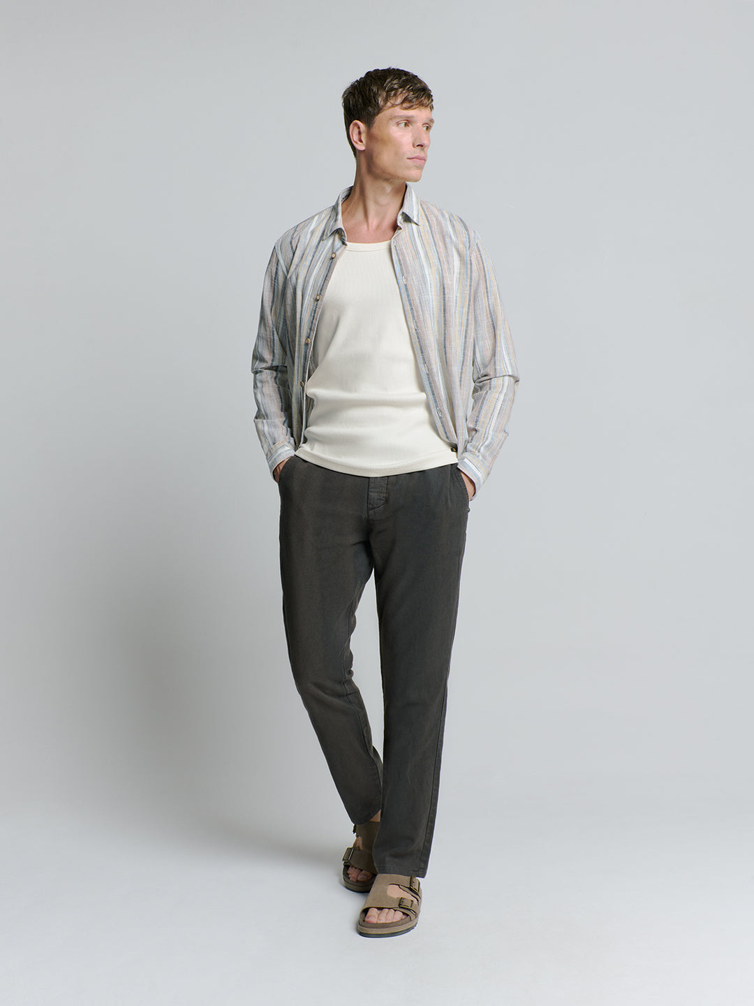 No Excess - Heren Hemd - 28350480 - 011 Offwhite