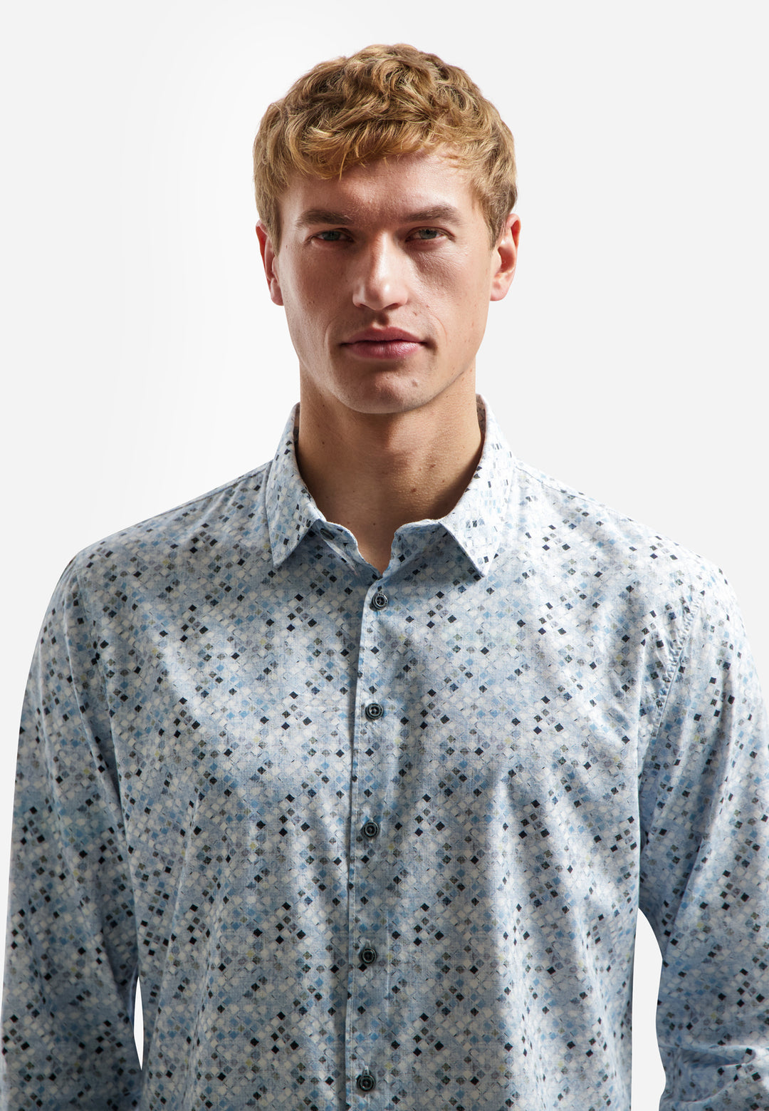 No Excess - Heren Overhemd - 31430114 - 030 Blue