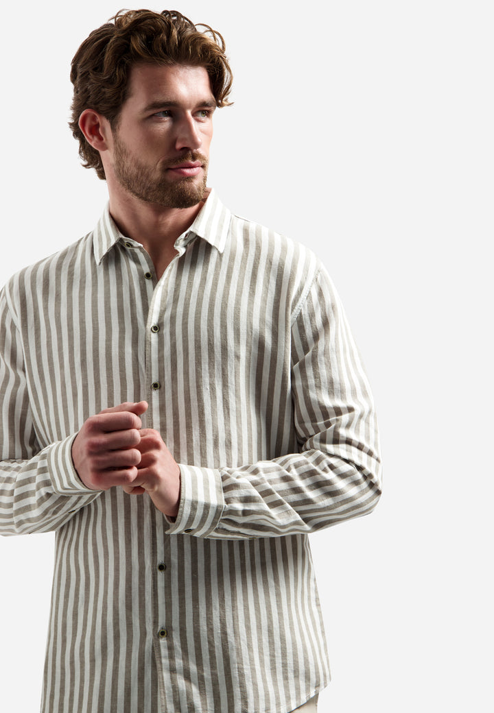 No Excess - Heren Overhemd - 31470224 - 044 Taupe