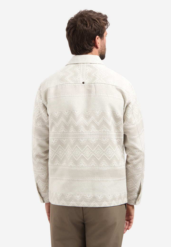 No Excess - Heren Overshirt - 31510112 - 044 Taupe