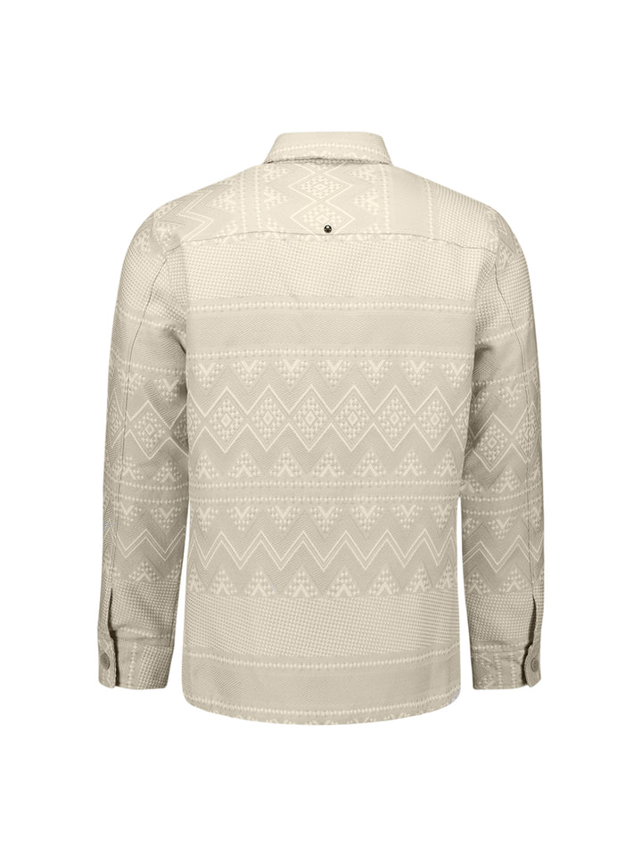 No Excess - Heren Overshirt - 31510112 - 044 Taupe