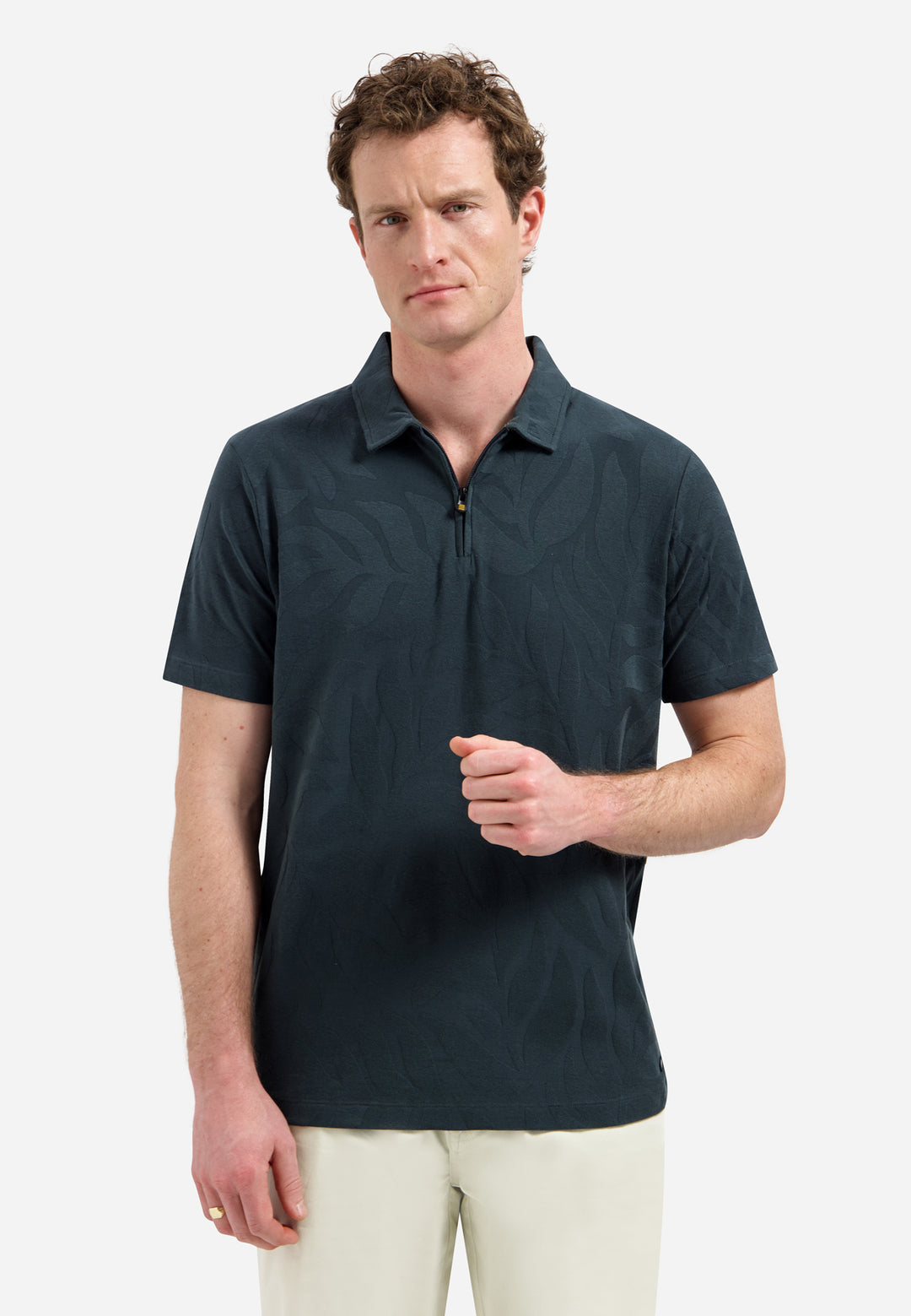 No Excess - Heren Polo - 31380312 - 124 Dark Steel