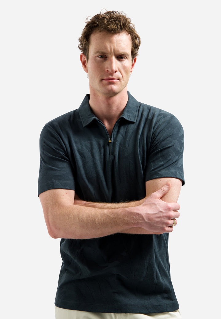 No Excess - Heren Polo - 31380312 - 124 Dark Steel