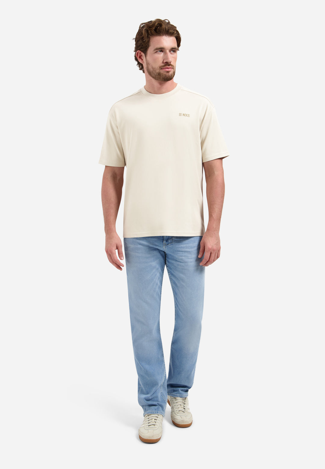 No Excess - Heren Shirt - 32340414 - 014 Stone