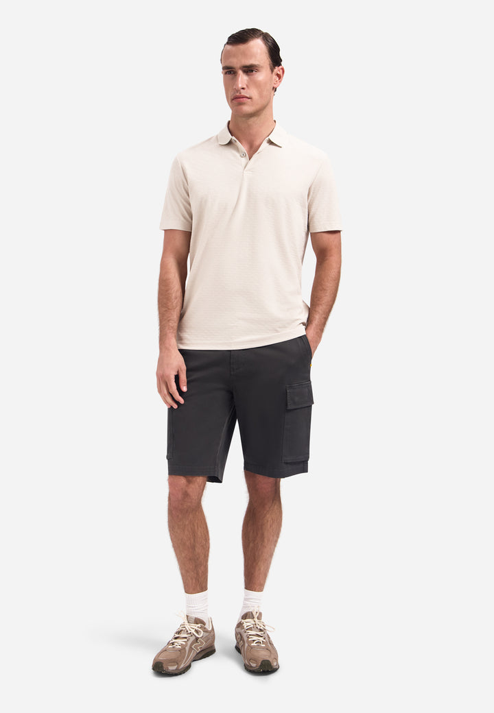 No Excess - Heren Polo - 32370411 - 014 Stone