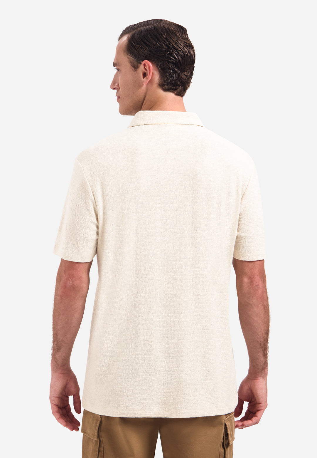 No Excess - Heren Polo - 32370431 - 014 Stone