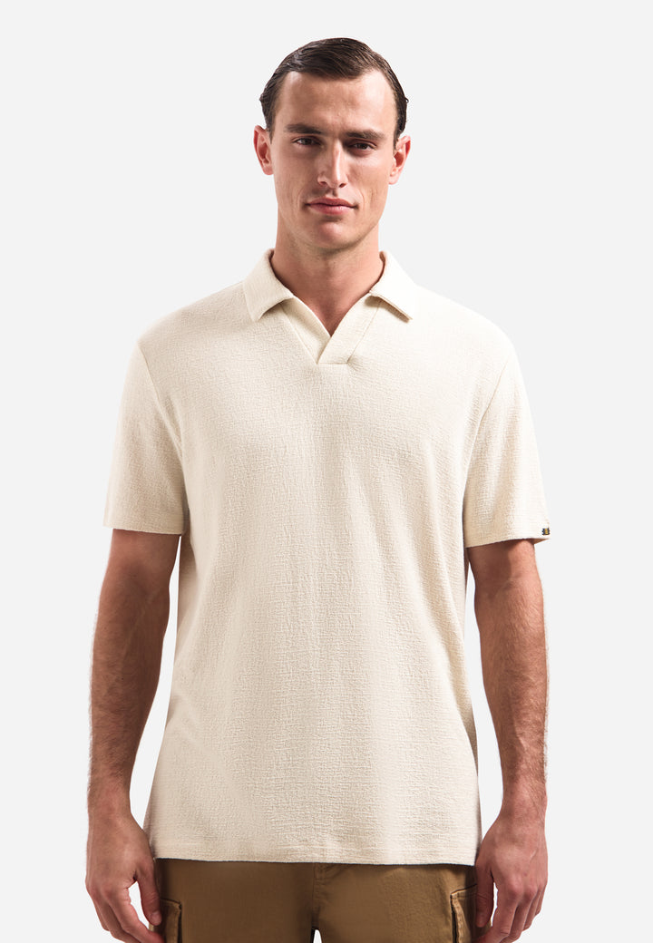 No Excess - Heren Polo - 32370431 - 014 Stone