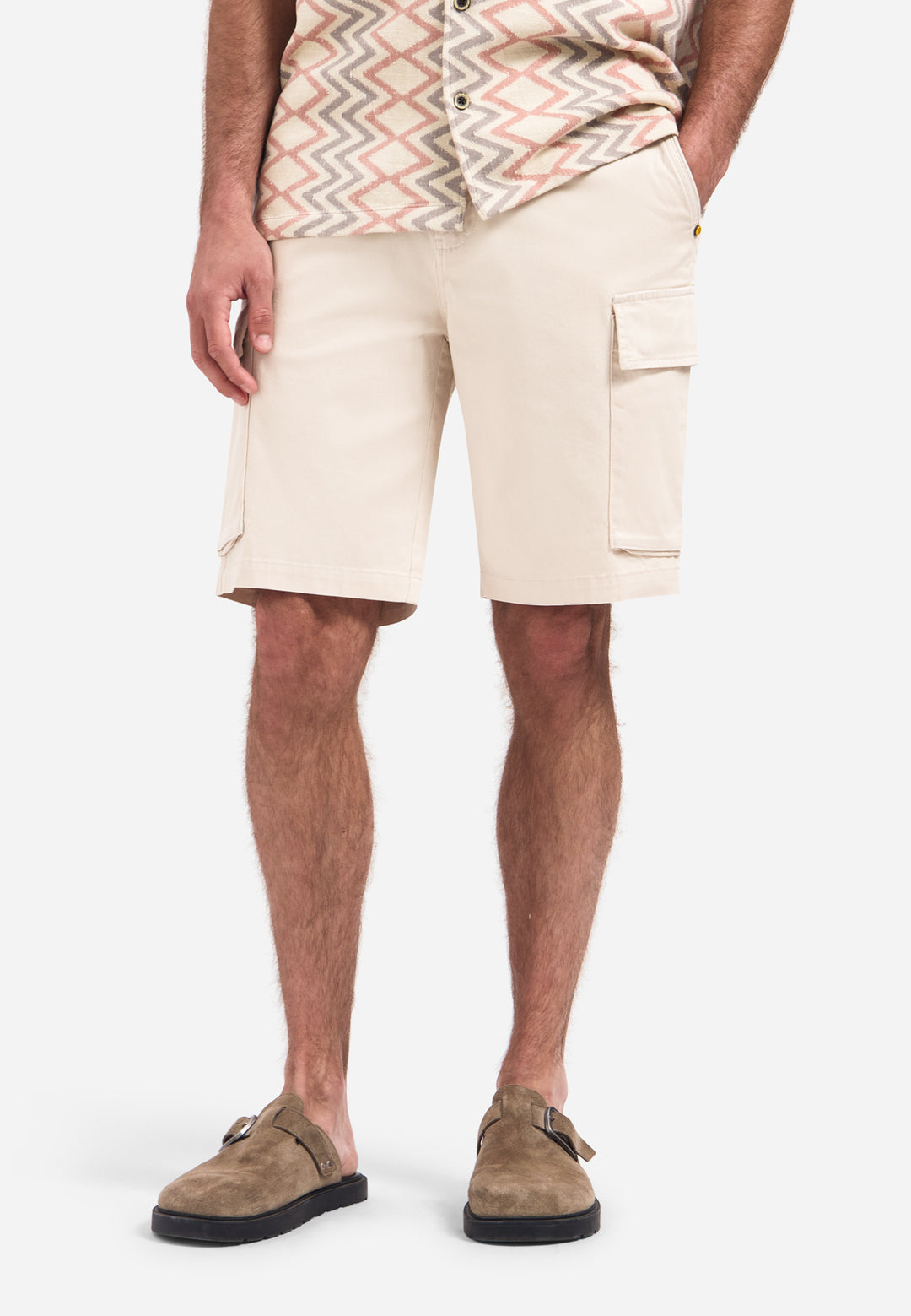No Excess - Short Cargo Twill - 328190404 - 014 Stone