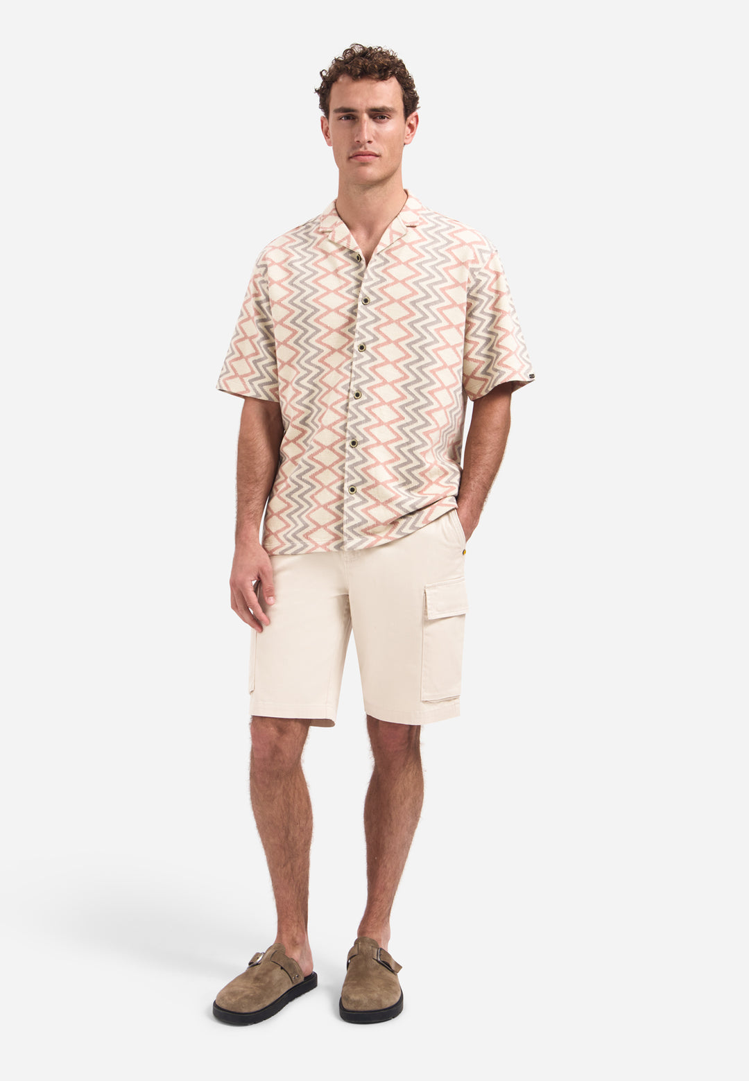No Excess - Short Cargo Twill - 328190404 - 014 Stone