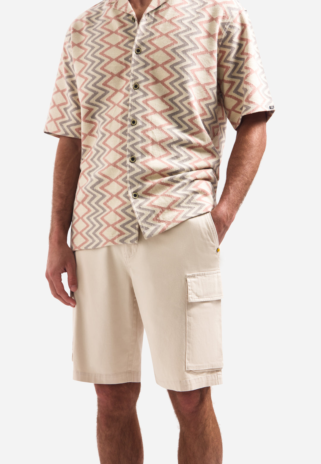 No Excess - Short Cargo Twill - 328190404 - 014 Stone