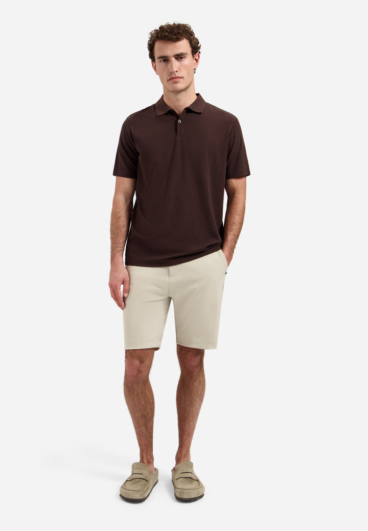 No Excess - Heren Polo - 32370411 - 042 Dark Brown
