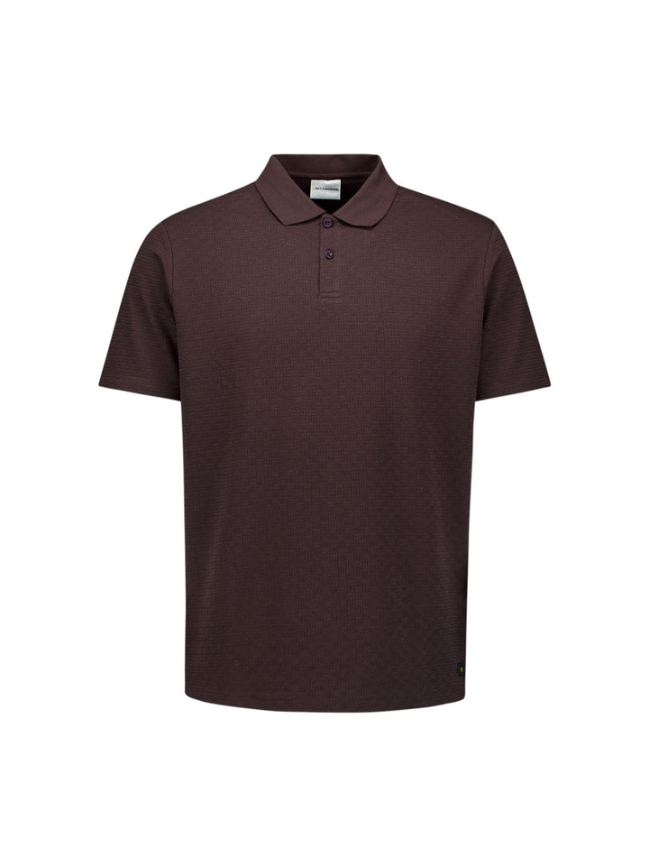 No Excess - Heren Polo - 32370411 - 042 Dark Brown