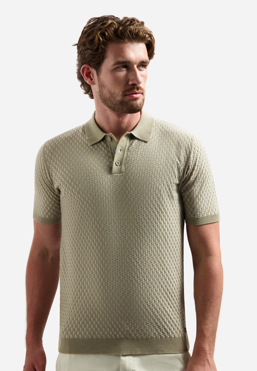 No Excess - Heren Polo - 32240456 - 044 Taupe