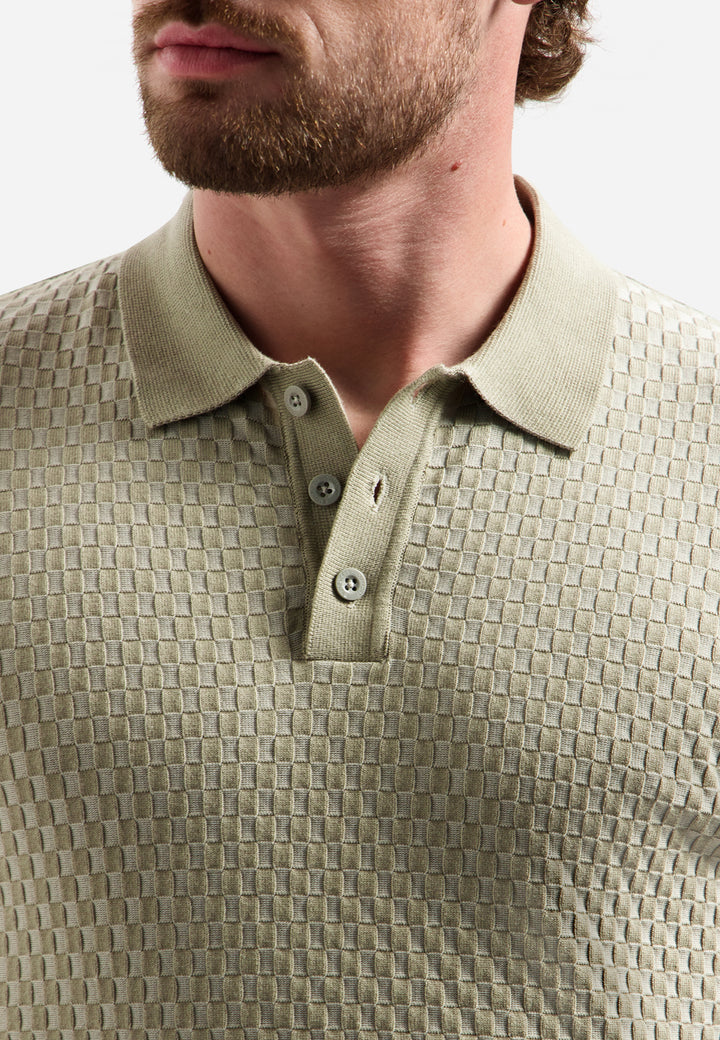 No Excess - Heren Polo - 32240456 - 044 Taupe