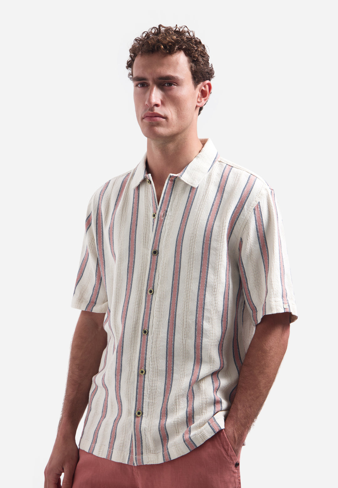 No Excess - Heren Overhemd - 32490403 - 094 Coral