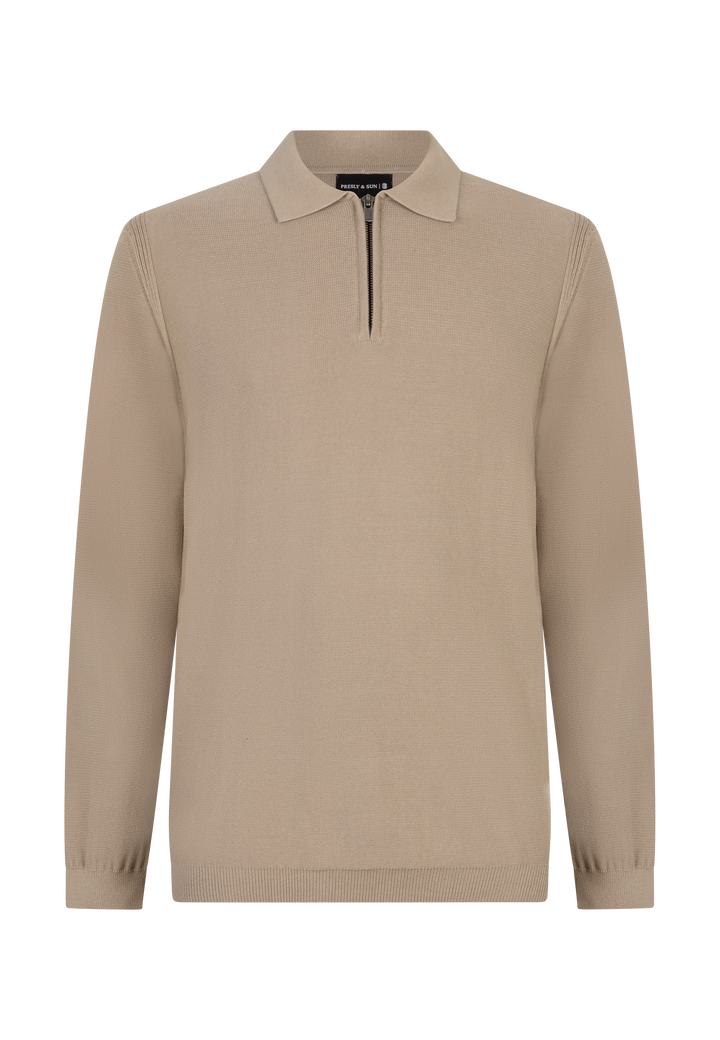 Presly & Sun - Heren Sweater - Kodie - Taupe