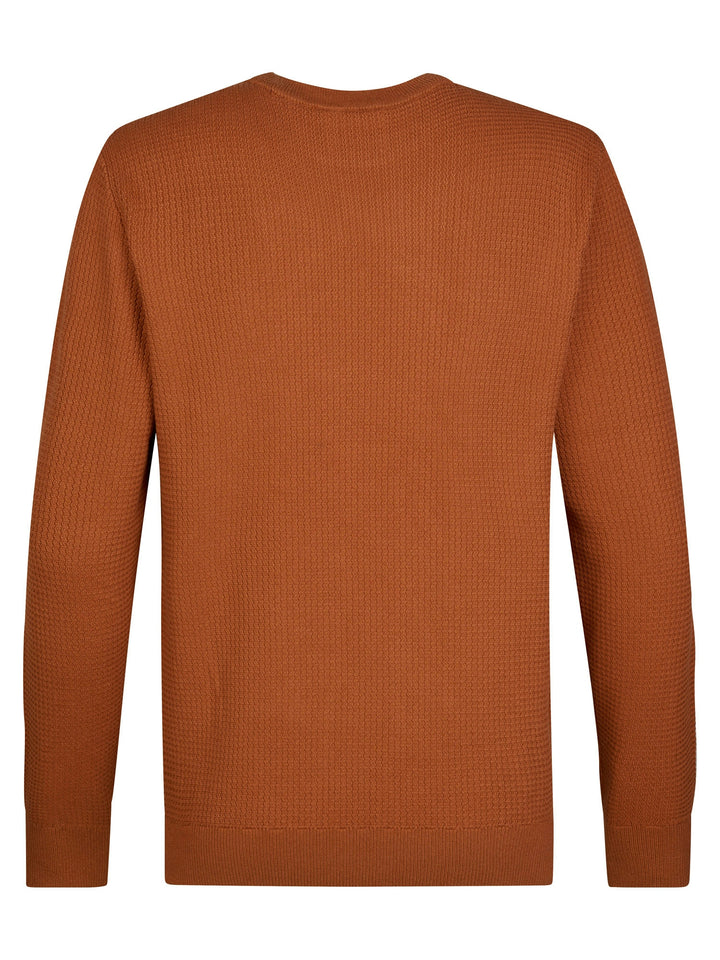 Petrol Industries - Heren Trui - M-3060-KWR213 - 2127 Copper Orange