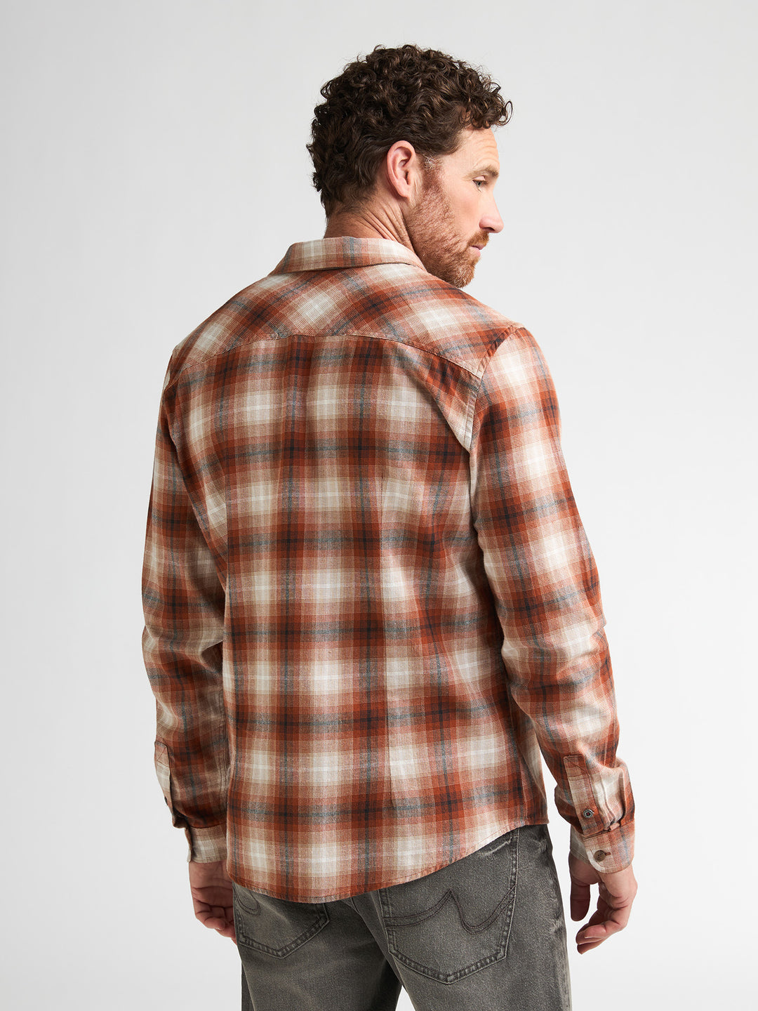 Petrol Industries - Heren Overshirt - M-3060-SIL428  - 2127 Copper Orange