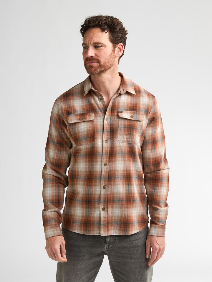 Petrol Industries - Heren Overshirt - M-3060-SIL428  - 2127 Copper Orange