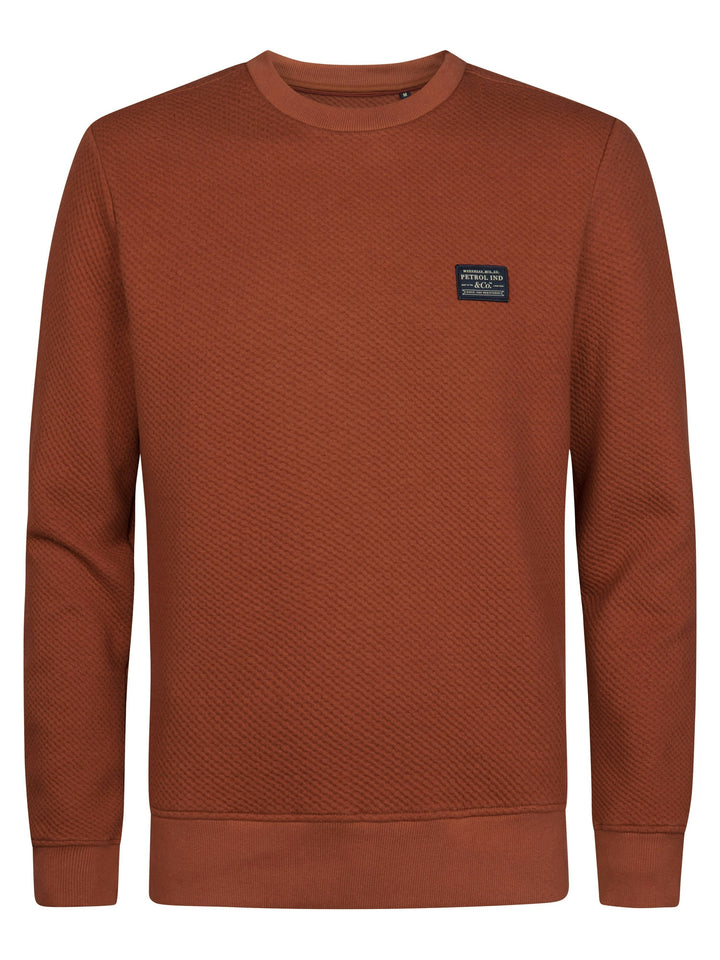 Petrol Industries - Heren Sweater - M-3060-SWR336 - 2127 Copper Orange