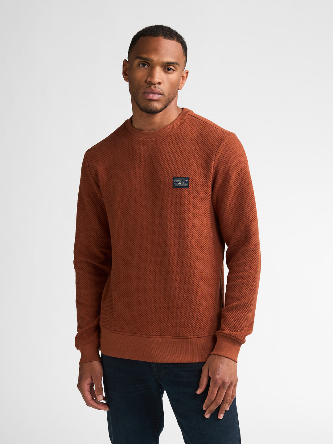 Petrol Industries - Heren Sweater - M-3060-SWR336 - 2127 Copper Orange
