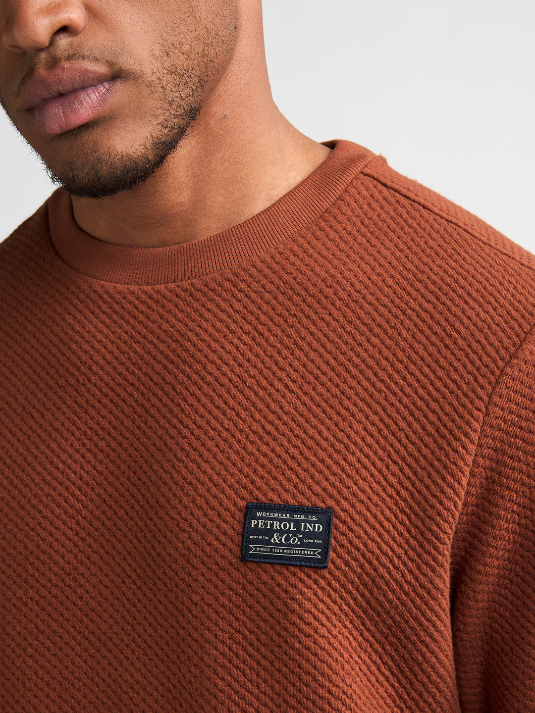 Petrol Industries - Heren Sweater - M-3060-SWR336 - 2127 Copper Orange