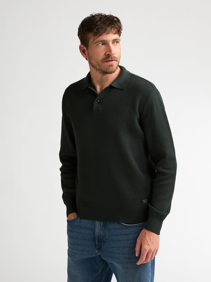 Petrol Industries - Heren Polo - M-3060-KWC212 - 6184 Deep Green