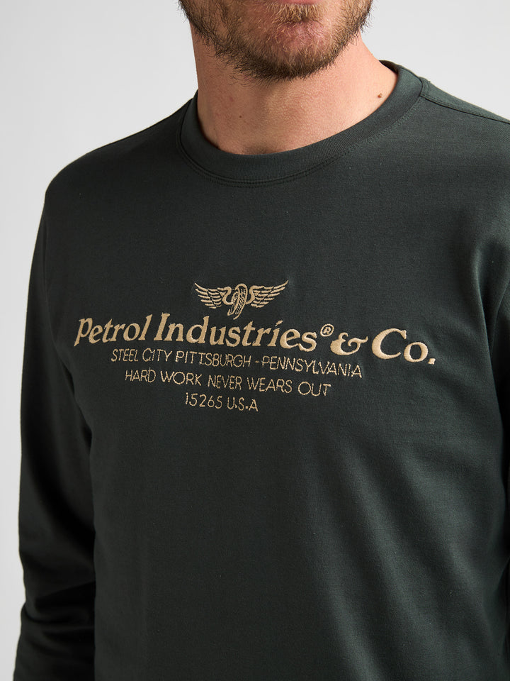 Petrol Industries - Heren Shirt - M-3060-TLR614 - 6184 Deep Green