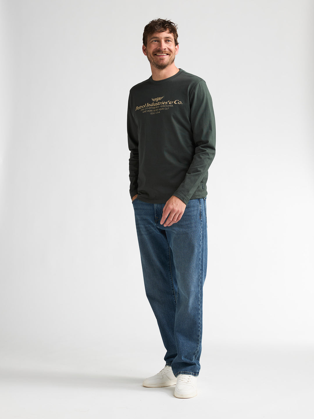 Petrol Industries - Heren Shirt - M-3060-TLR614 - 6184 Deep Green