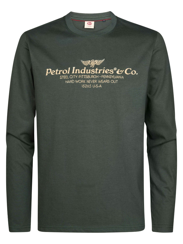 Petrol Industries - Heren Shirt - M-3060-TLR614 - 6184 Deep Green