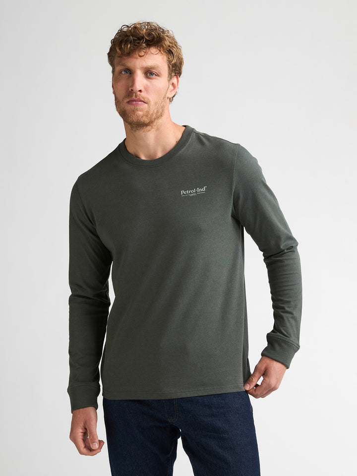 Petrol Industries - Heren Shirt - M-3060-TLR616 - 6185 Steel Green