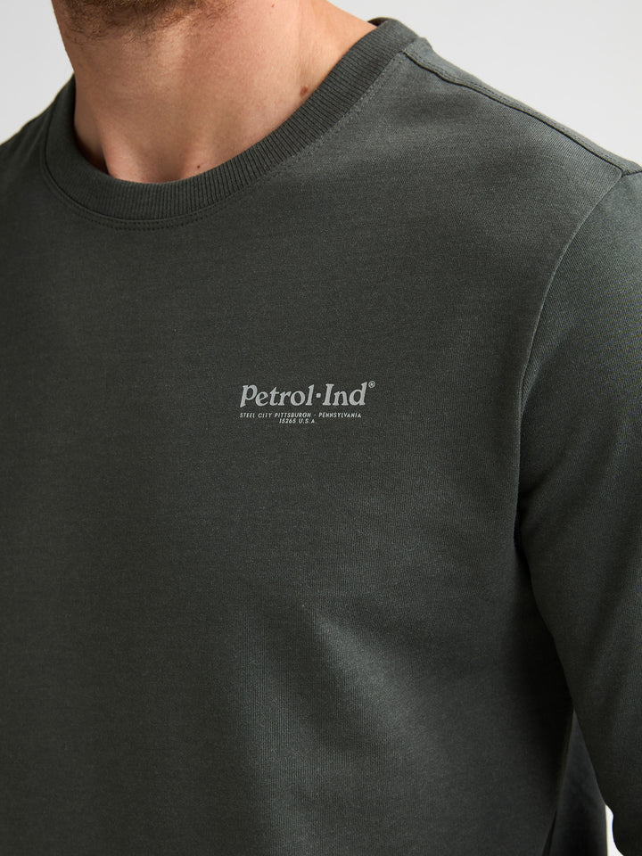 Petrol Industries - Heren Shirt - M-3060-TLR616 - 6185 Steel Green