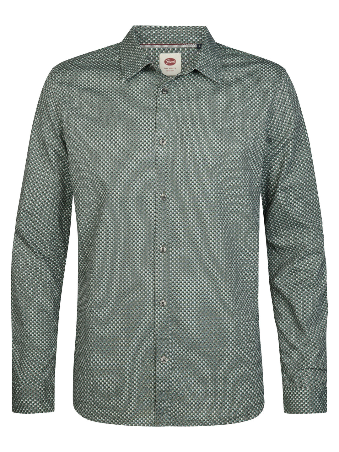 Petrol Industries - Heren Overhemd - M-3060-SIL401 - 6186 Teal Green