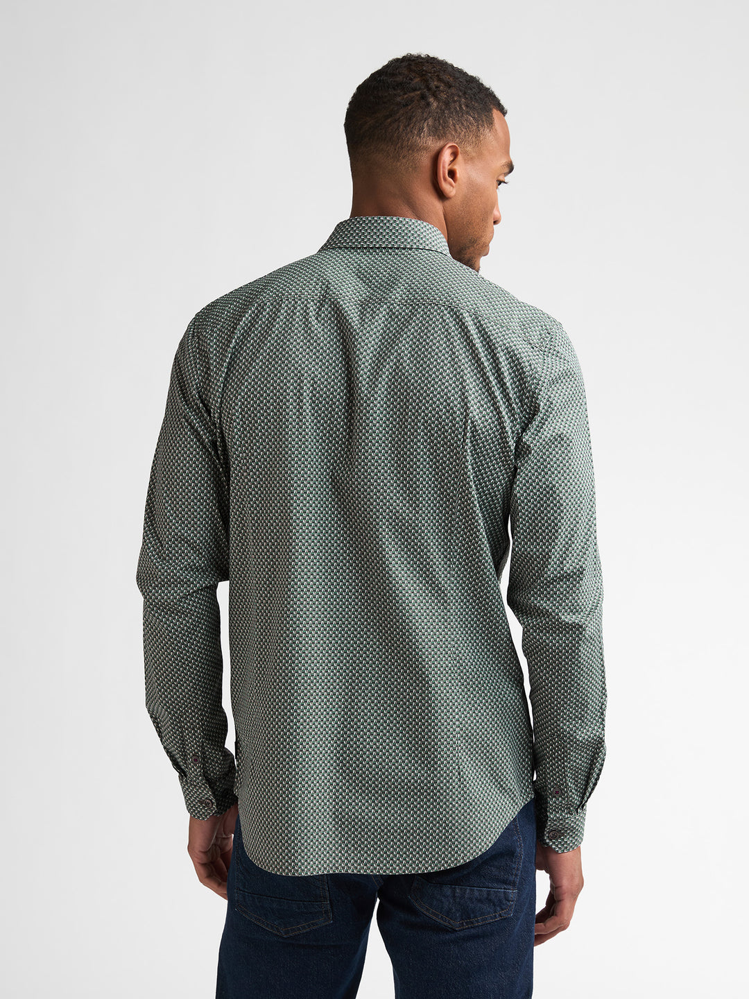 Petrol Industries - Heren Overhemd - M-3060-SIL401 - 6186 Teal Green