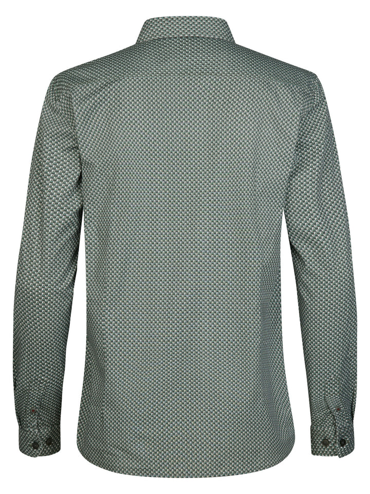 Petrol Industries - Heren Overhemd - M-3060-SIL401 - 6186 Teal Green