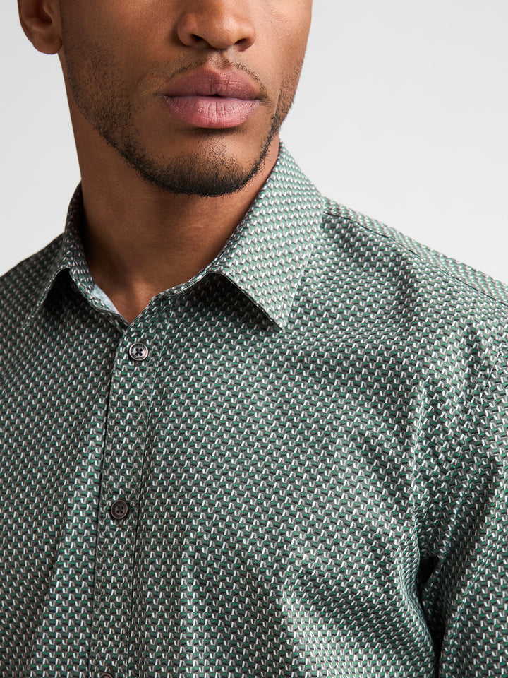 Petrol Industries - Heren Overhemd - M-3060-SIL401 - 6186 Teal Green