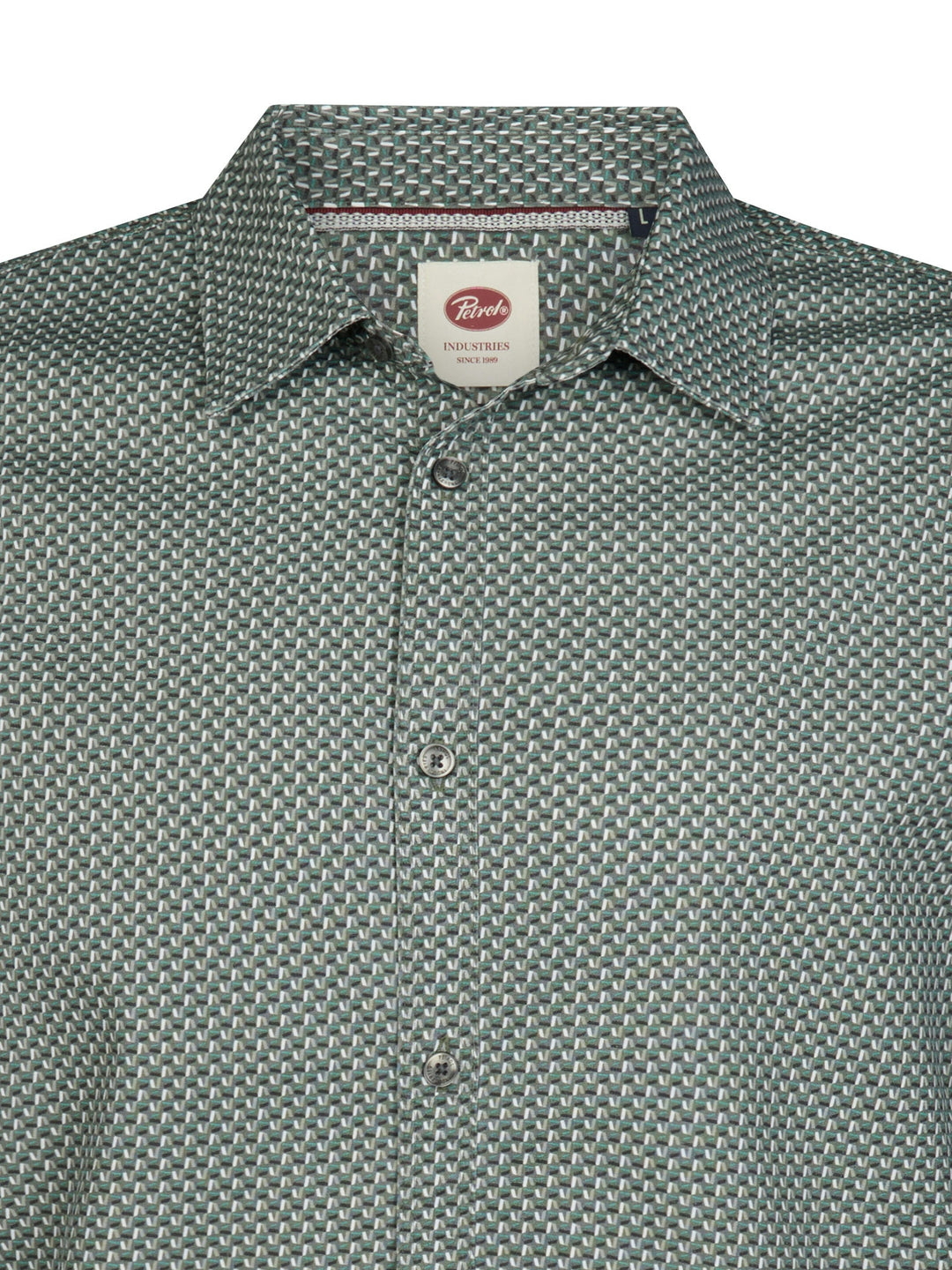 Petrol Industries - Heren Overhemd - M-3060-SIL401 - 6186 Teal Green