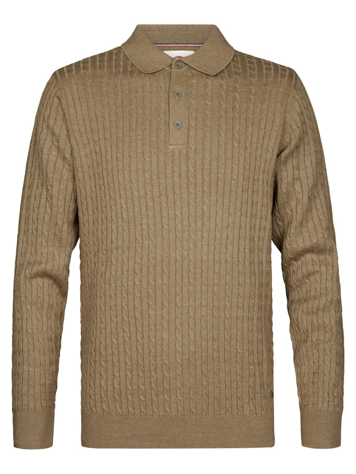 Petrol Industries - Heren Polo - M-3060-KWC203 - 7140 Oak