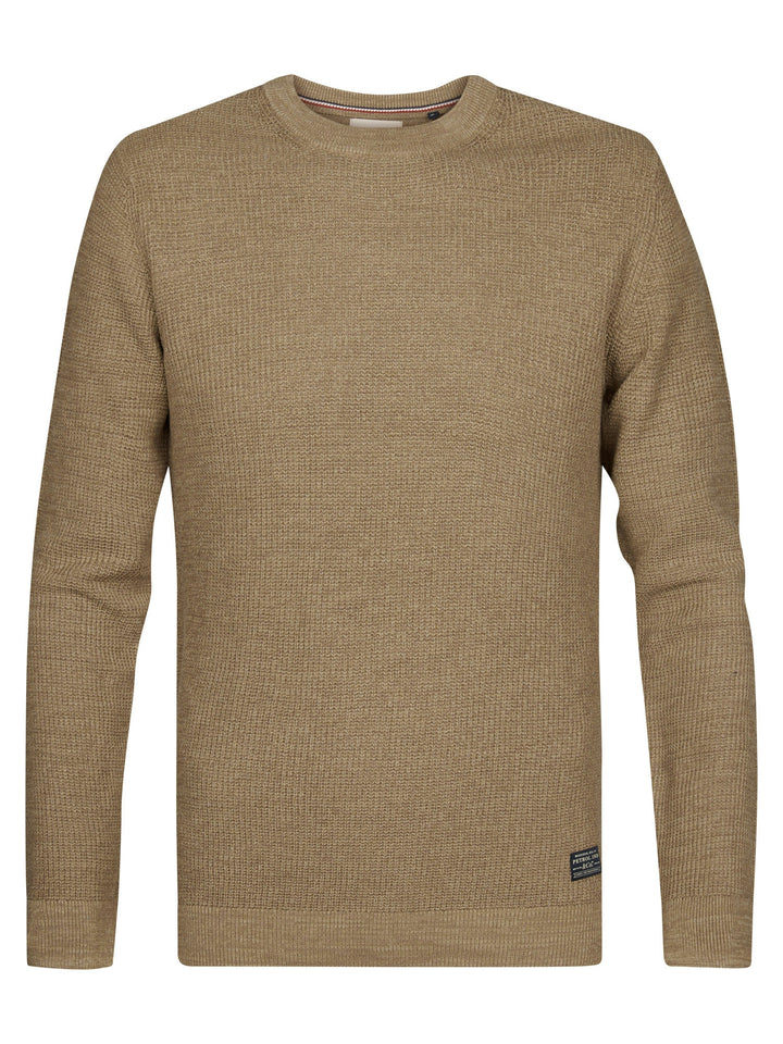 Petrol Industries - Heren Trui - M-3060-KWR225 - 7140 Oak