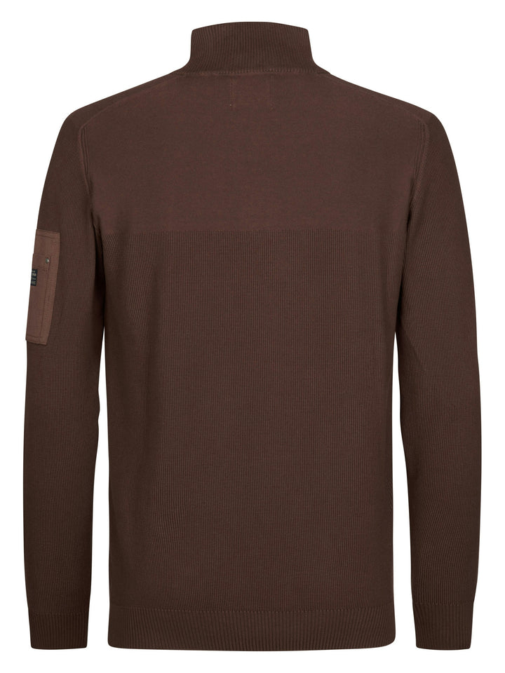 Petrol Industries - Heren Trui - M-3060-KWC208 - 7158 Saddle Brown